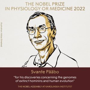Svante Pääbo Premiul Nobel medicina 2022